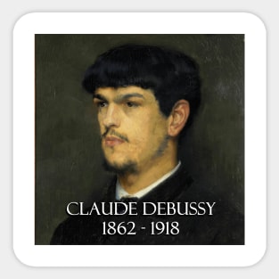 Great Composers: Claude Debussy Sticker